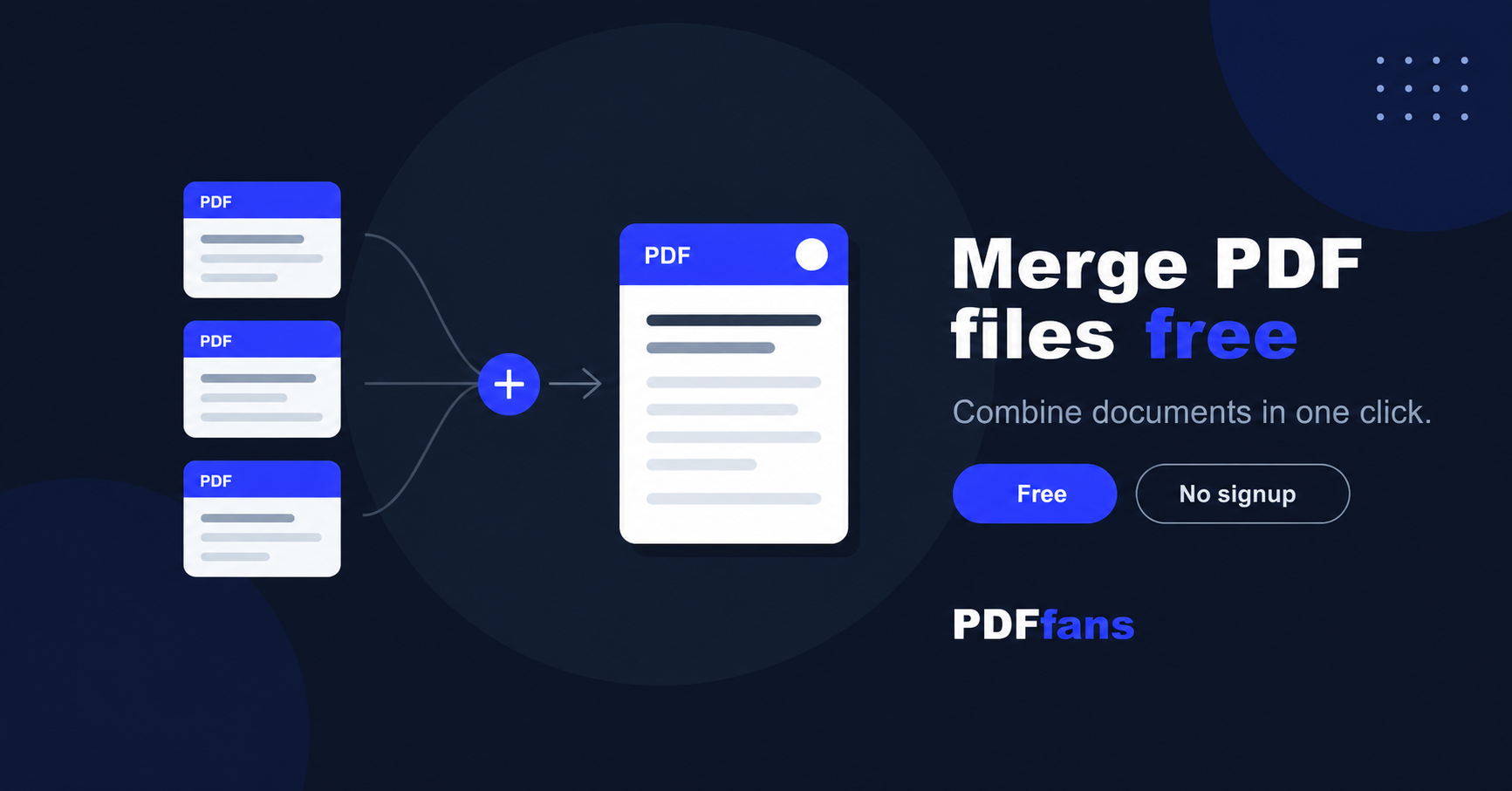 How to Merge PDF Files Free (No Signup, No Upload)