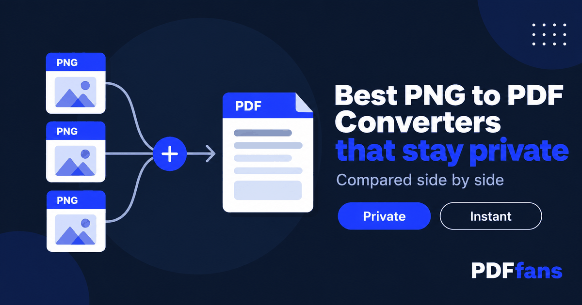 Best Free PNG to PDF Converters Compared (What Actually Matters)