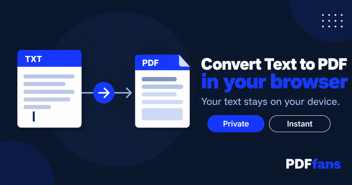 How to Convert Text to PDF (Free, 3 Methods)