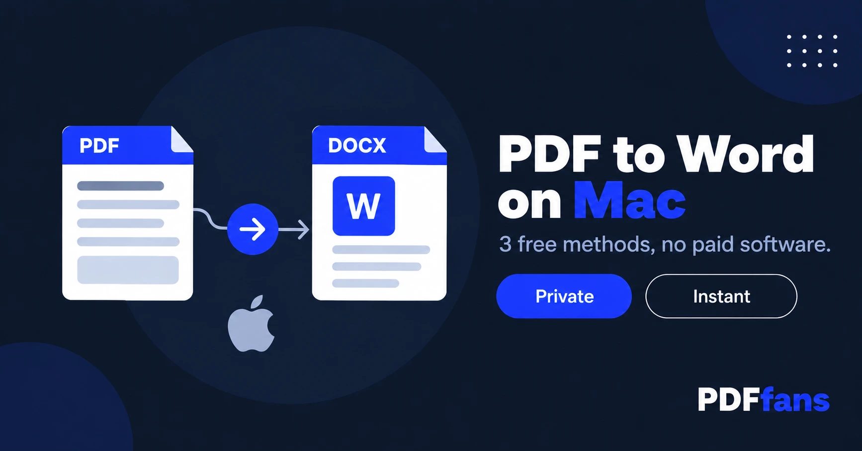 How to Convert PDF to Word on Mac (3 Free Methods)