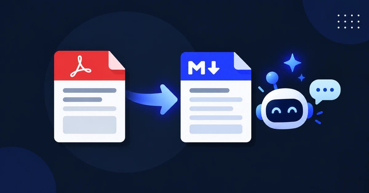 How to Convert a PDF to Markdown for ChatGPT, Claude and Other AI Tools