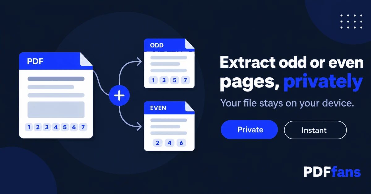 How to Print a PDF Double-Sided by Hand (Odd and Even Pages)