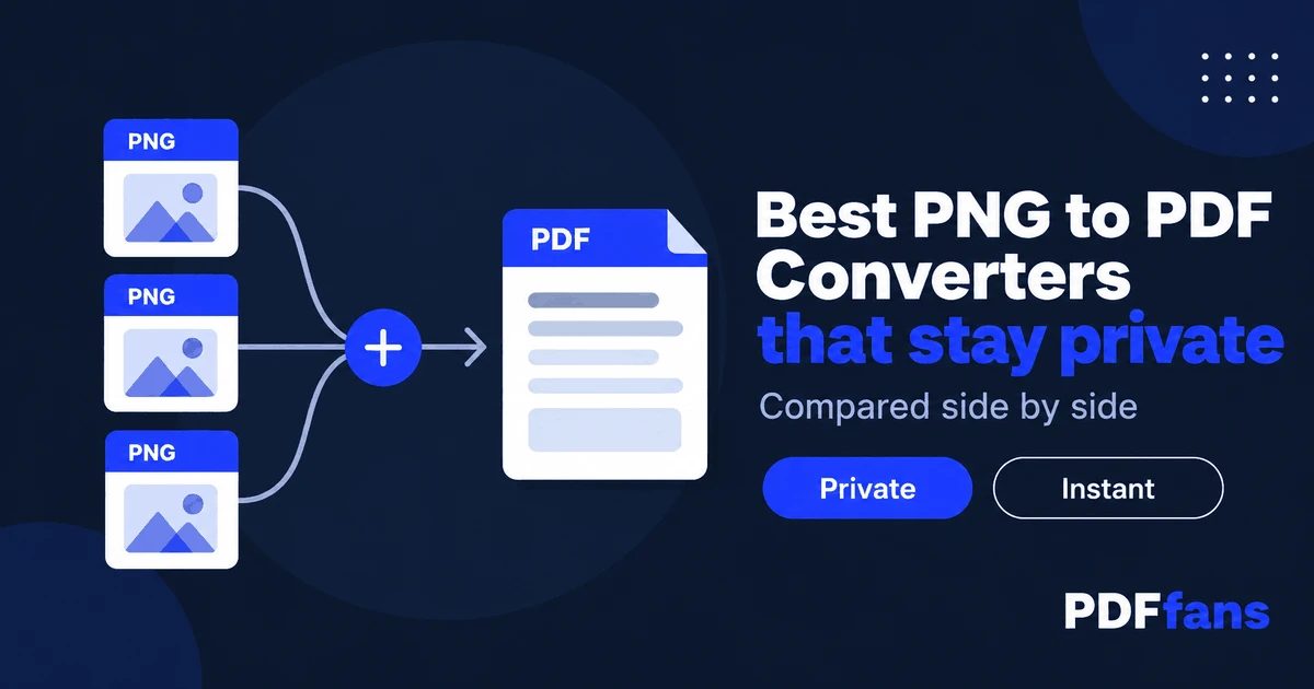Best Free PNG to PDF Converters Compared (What Actually Matters)