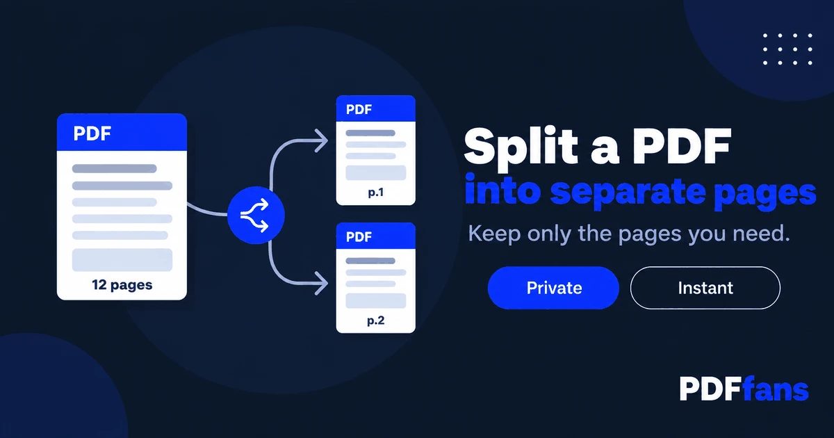 How to Split a PDF Into Separate Pages (or Just the Pages You Need)